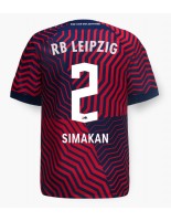 RB Leipzig Mohamed Simakan #2 Vieraspaita 2023-24 Lyhythihainen